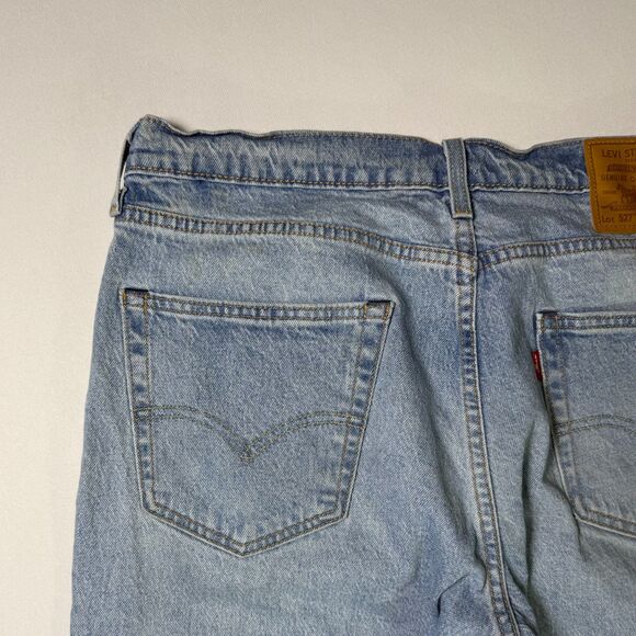 Levi's 527 PREMIUM Denim Men's Size 34x34 Light Wash, Distressed, Quality! 2/$50 - Picture 10 of 16